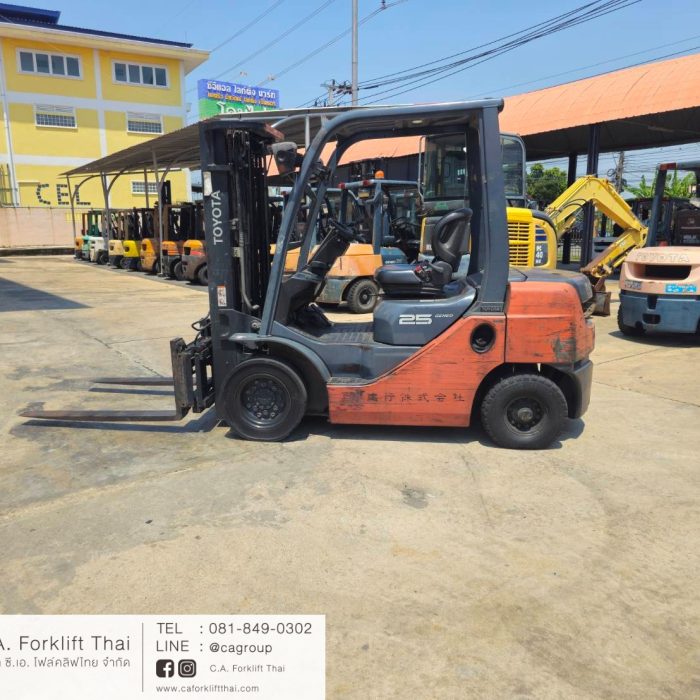 ขาย รถโฟล์คลิฟท์ TOYOTA รุ่น 8-FD25