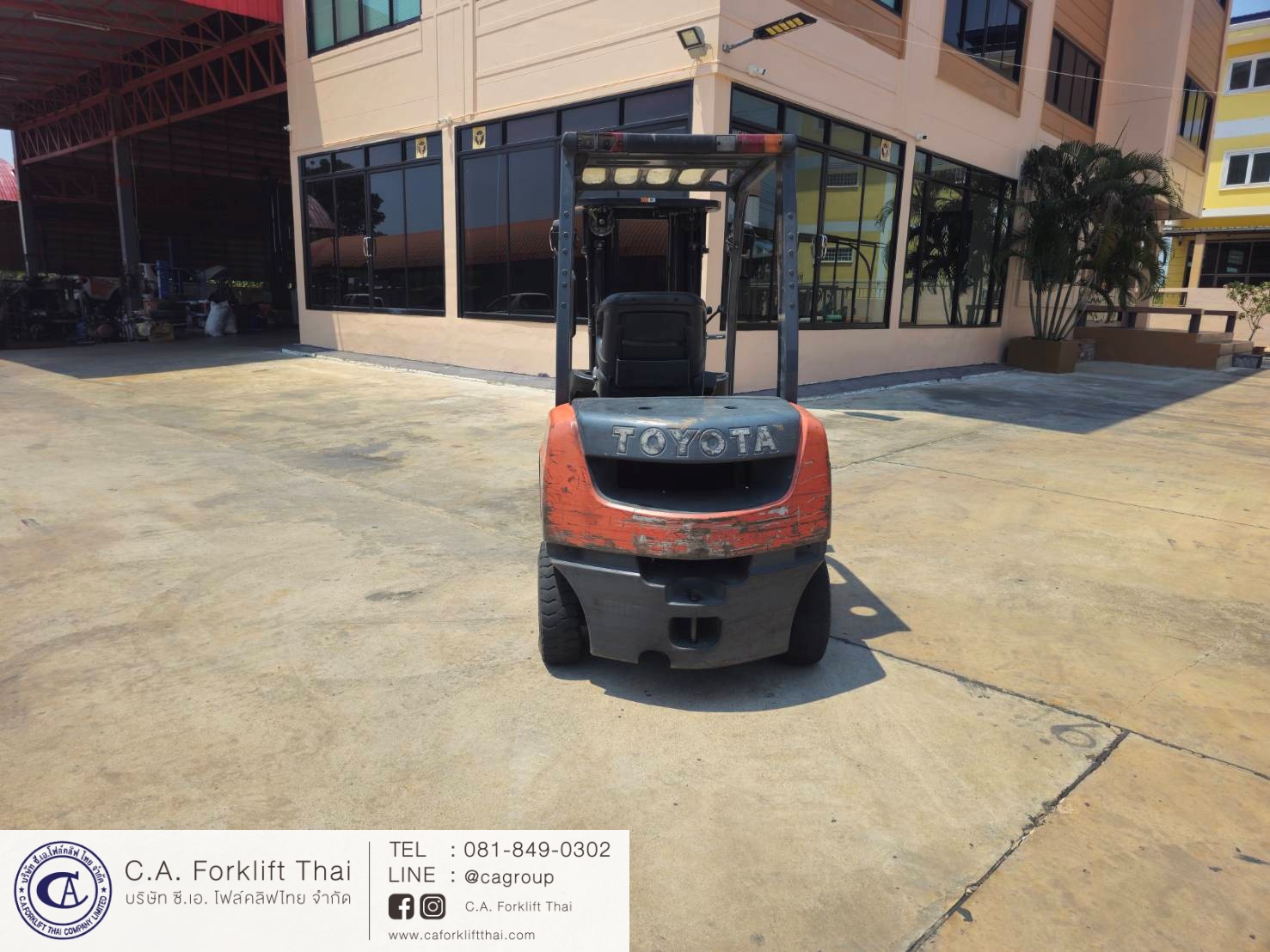 ขาย รถโฟล์คลิฟท์ TOYOTA รุ่น 8-FD25 - Image 2