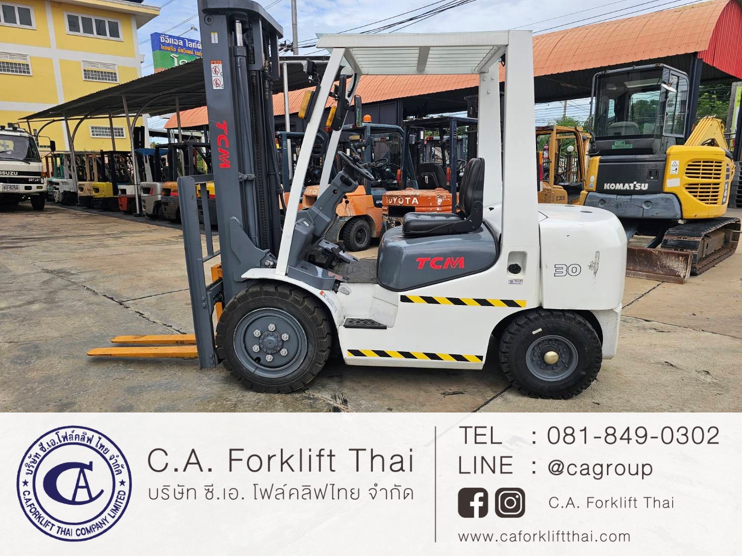 ขาย รถโฟล์คลิฟท์ TCM รุ่น FD30T3C TCH921160