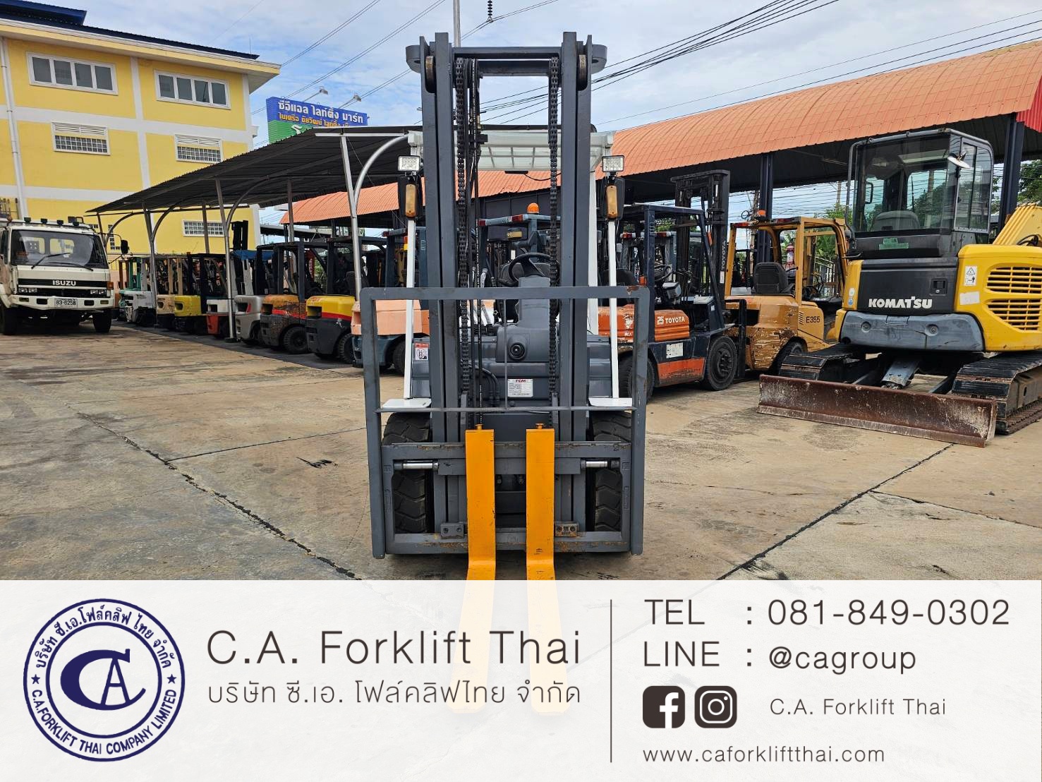 ขาย รถโฟล์คลิฟท์ TCM รุ่น FD30T3C TCH921160 - Image 3