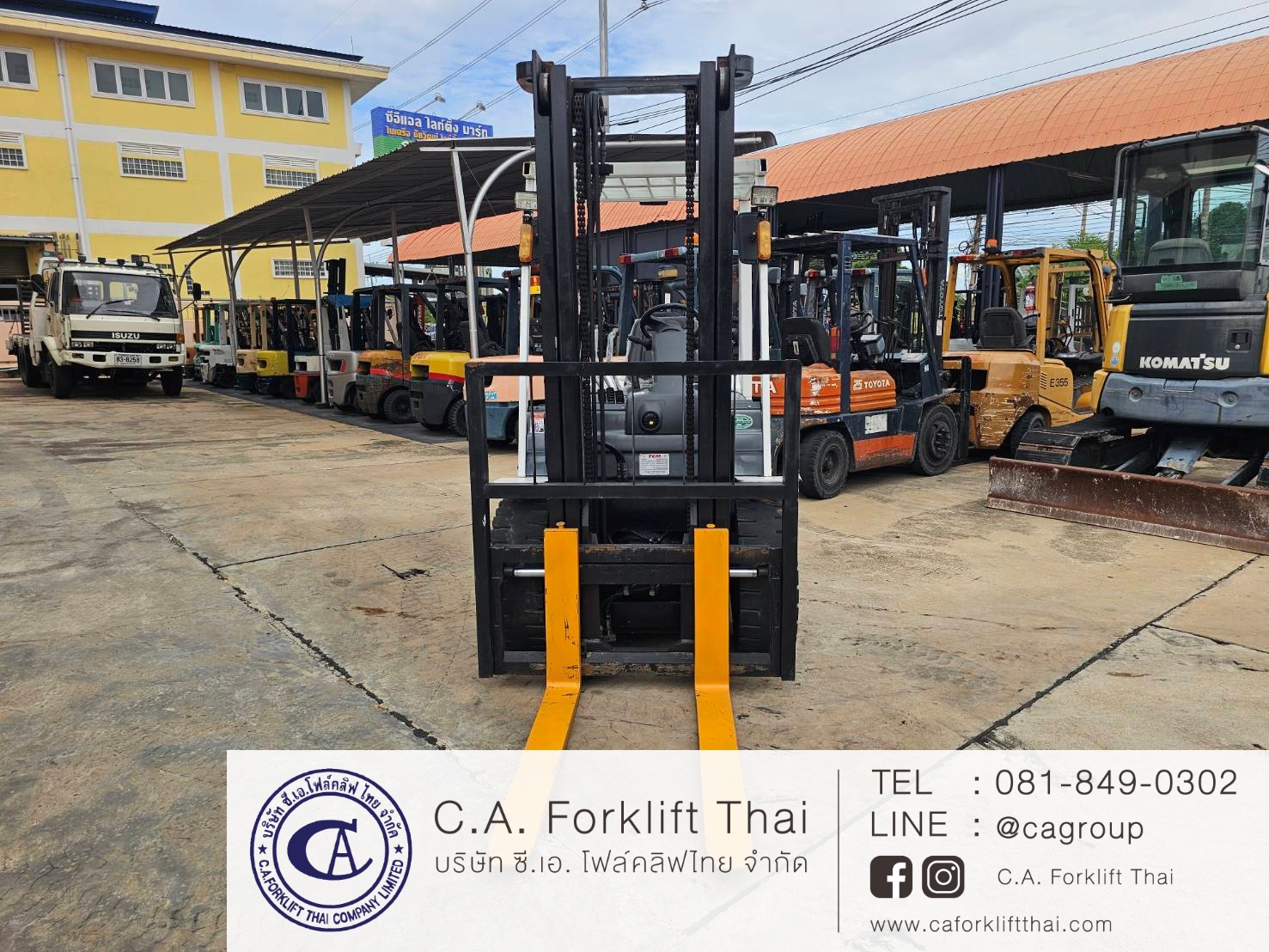 ขาย รถโฟล์คลิฟท์ TCM รุ่น FD30T3C TCH921162 - Image 3
