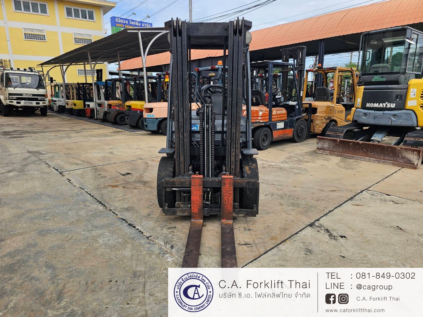 ขาย รถโฟล์คลิฟท์ TOYOTA รุ่น 8-FD25 - Image 3