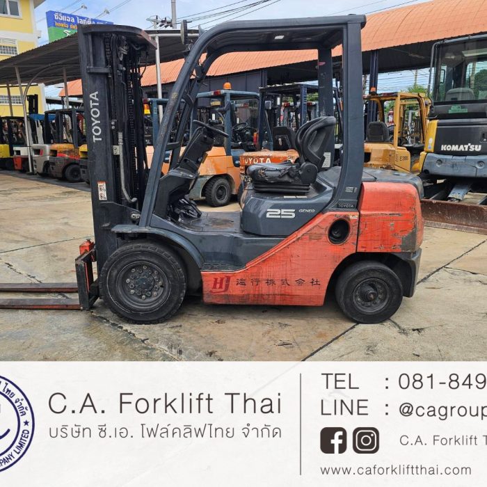 ขาย รถโฟล์คลิฟท์ TOYOTA รุ่น 8-FD25